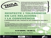 Taula Rodona "RESPECTE I TOLERÀNCIA EN LA RELACIÓ I LA CONVIVÈNCIA" i Presentació del Projecte Cornellà Valors